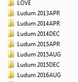 Ludum Dare folders