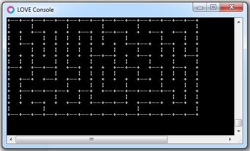 Starting Point - a console text output maze